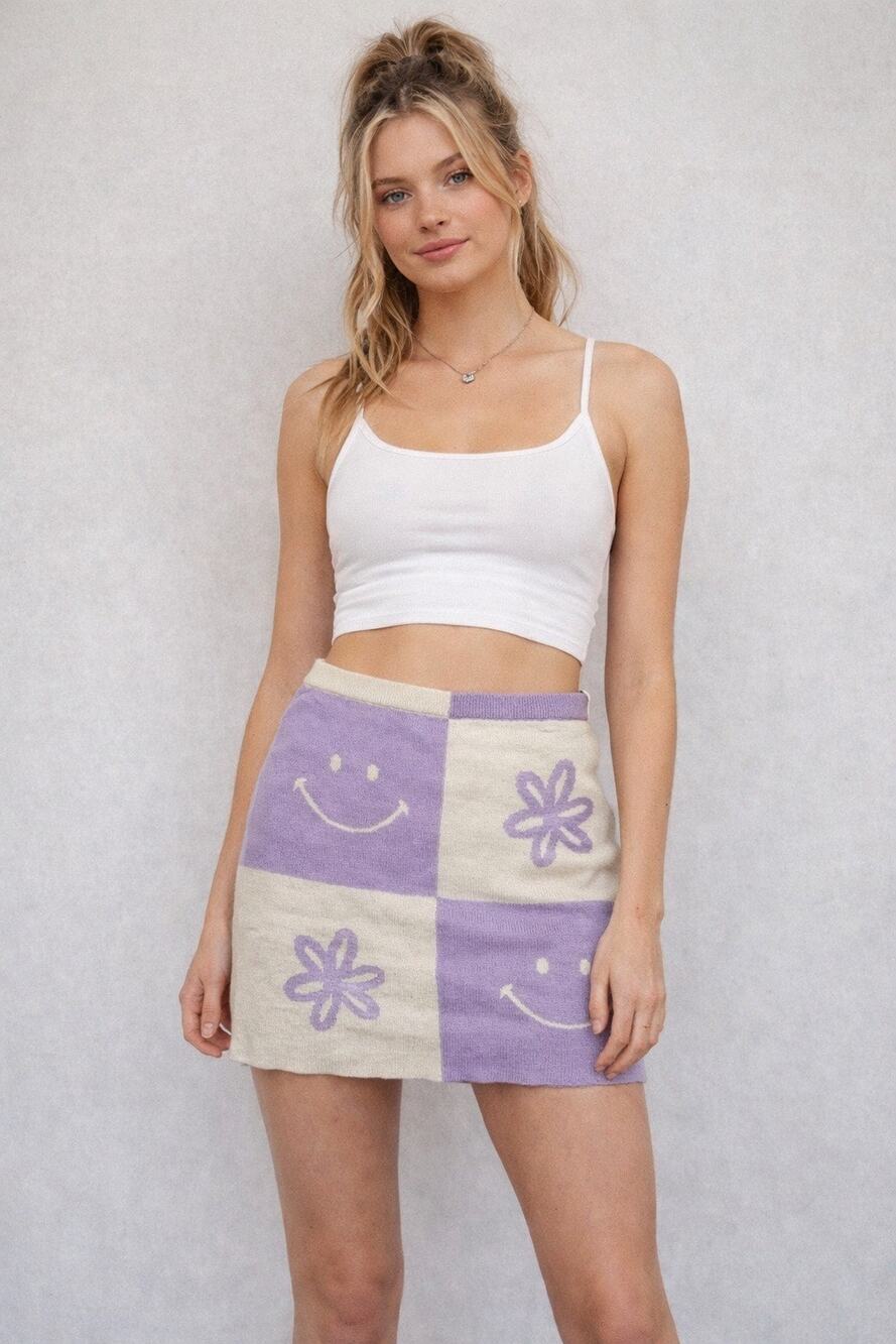 Samii Ryan Women's Smiley Samii Skirt Size L Nwot